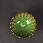 Handmade Jadeite Ice Cracked Tea Cup for a unique tea experience. Enjoy the handcrafted design and appreciate the beauty — photo 4