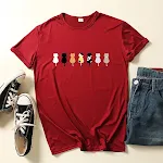 Seven Kitty Cute Animal Print Women's T-shirt Short Sleeve — photo 11