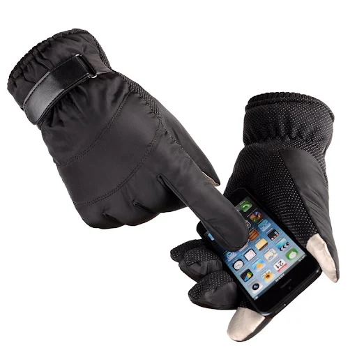 Title 4, Satijnen handschoenen, regendichte katoenen ski...