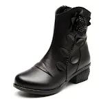 New style of autumn winter handmade women's shoes, folk wind design. Comfortable, stylish footwear combining feminine de — photo 15