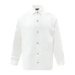 Fashionable Pleated Texture Loose Shirt for Men. Experience exceptional comfort and style with this versatile shirt, per — photo 17