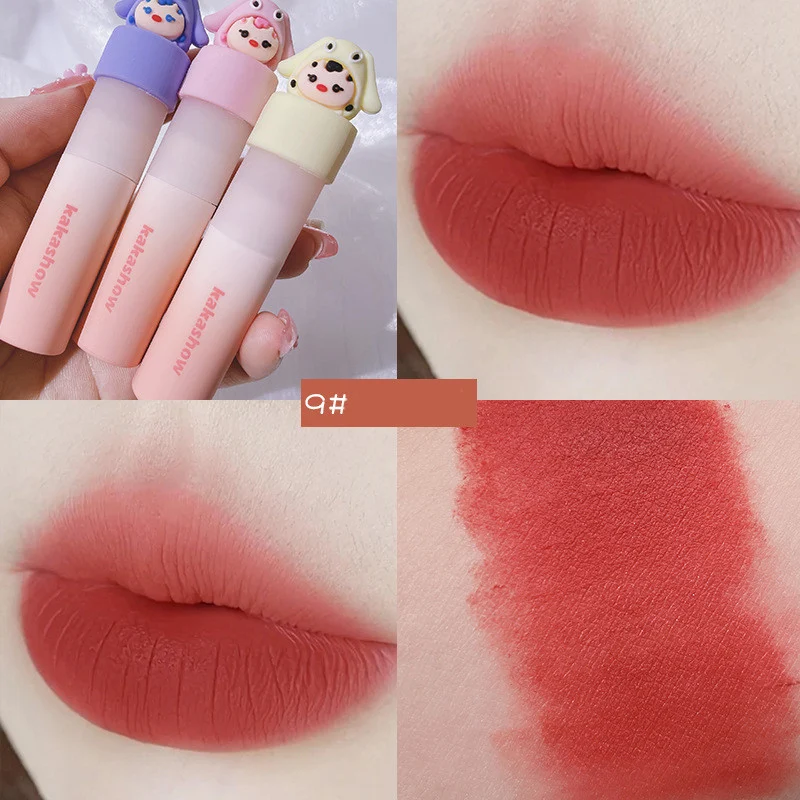 Women's Cute Velvet Matte Lip Glaze, non-stick formula, long-lasting color, provides a soft, velvety finish, perfect for — photo 6