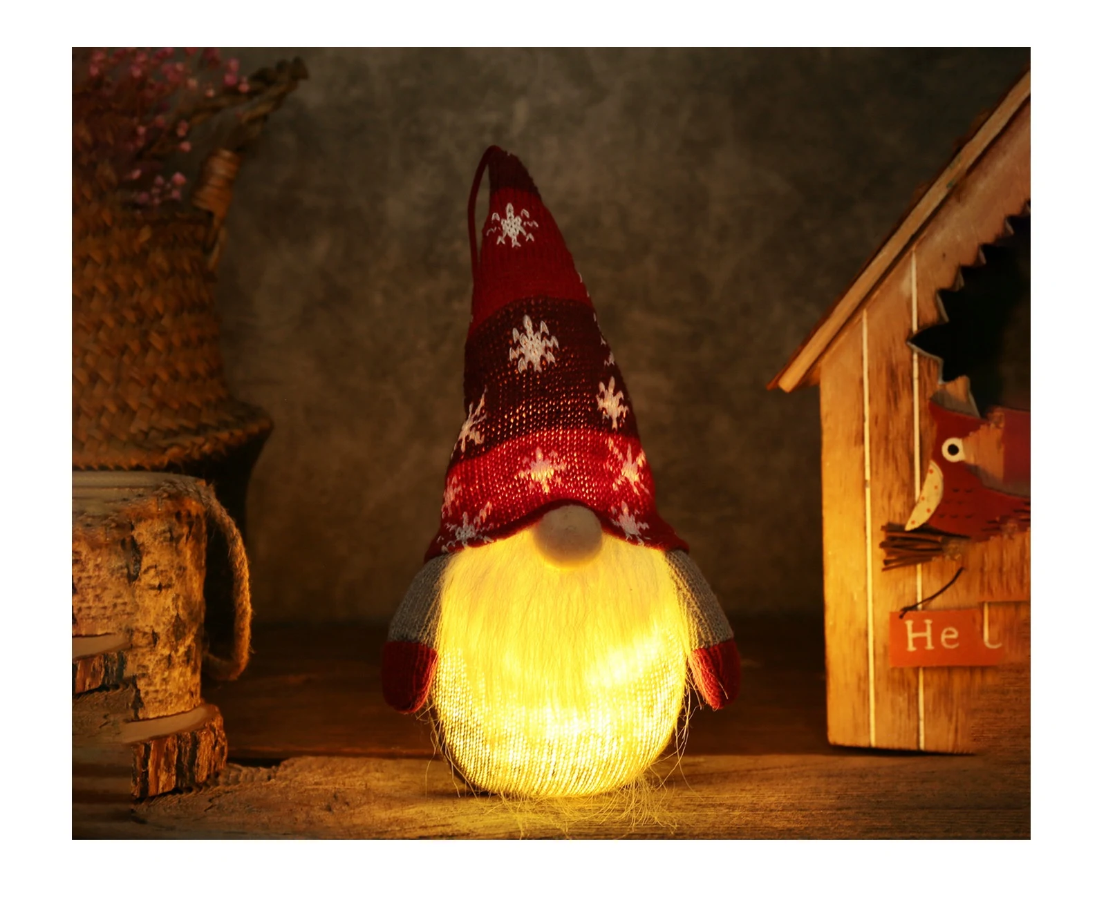 Title 5, Christmas Decoration LED Luminous Doll Brighten...