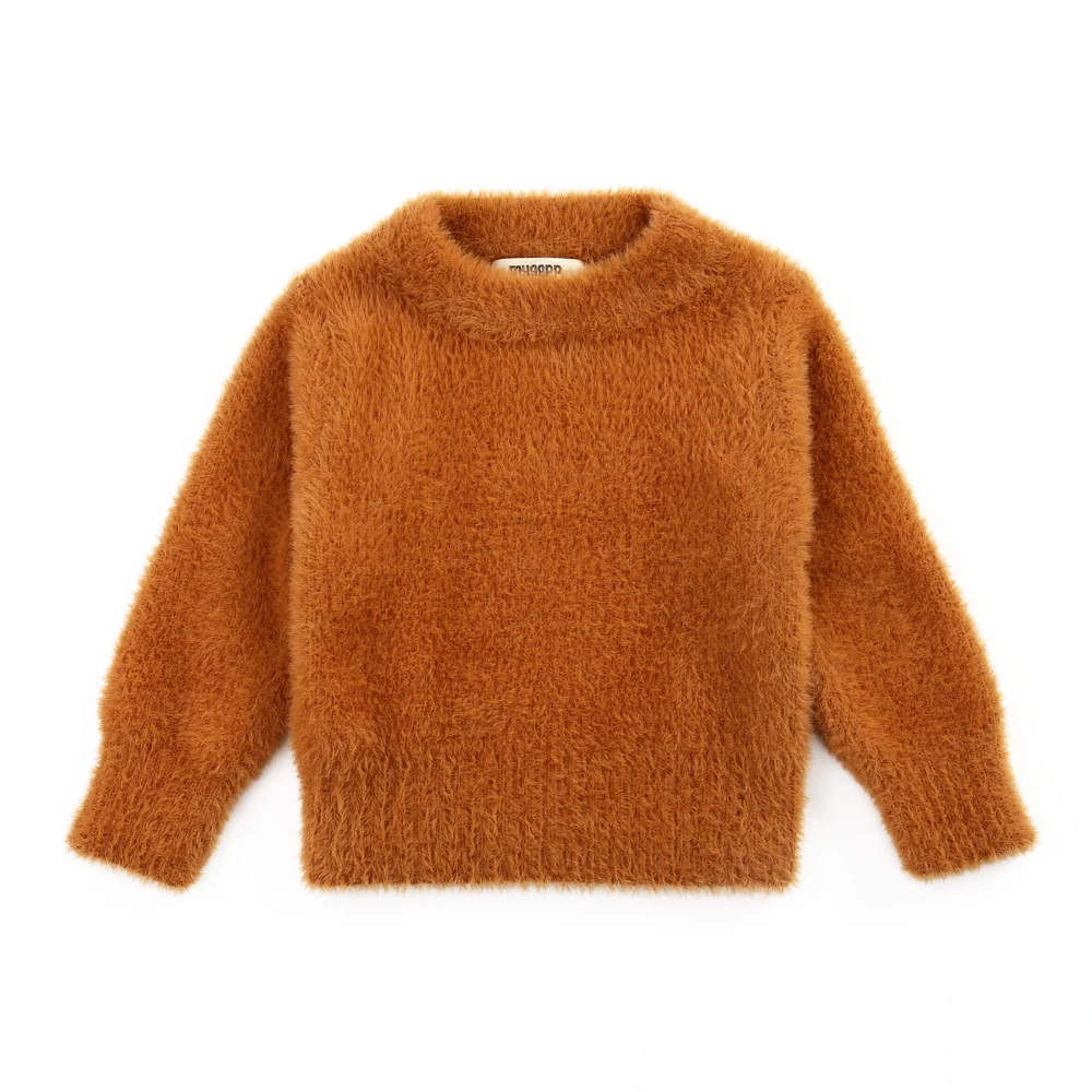 Title 5, Suéter pullover de lontra imitação para confort...