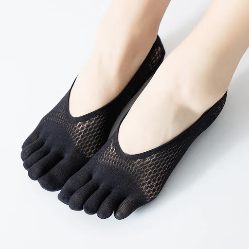 Title 2, Womens Fashion Mesh Five Fingers Shallow Silic...