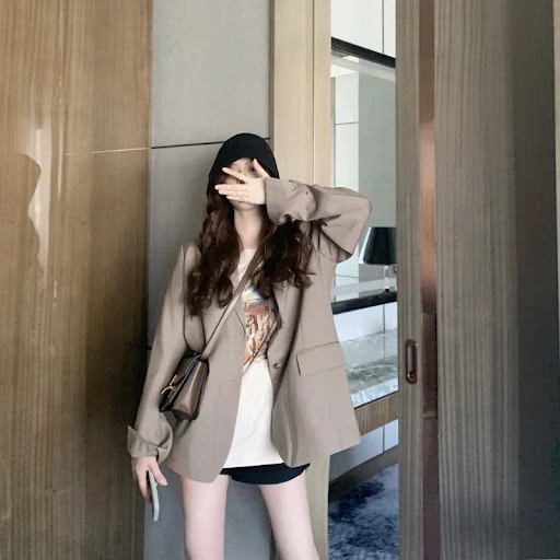 Title 8, British Style Design Niche Casual Korean Fan Sl...