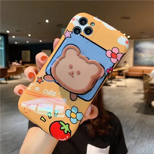 Title 1, Cover per cellulare compatibile Apple con orso ...