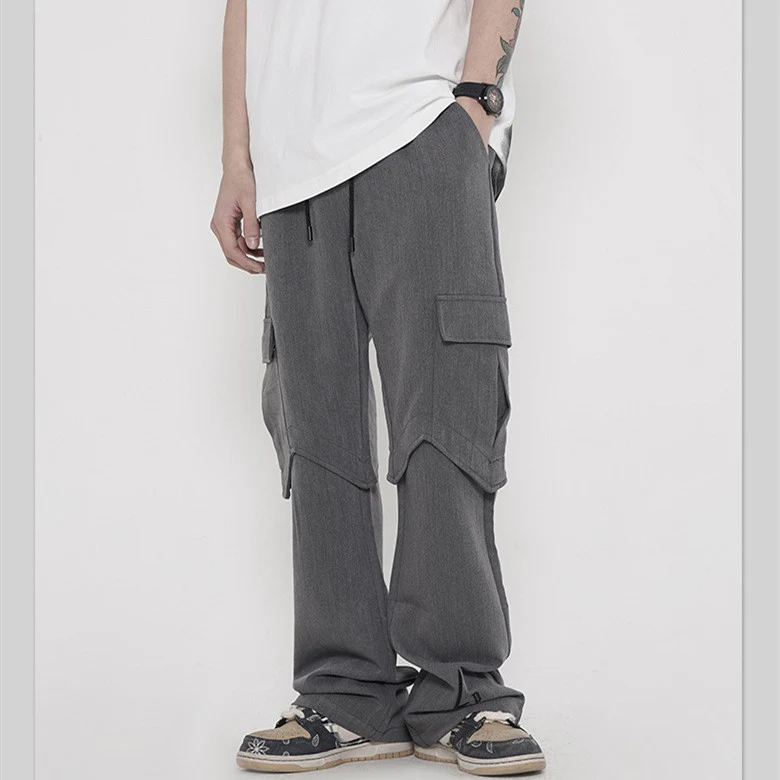 Title 4, Pantalones casuales holgados y acampanados para...