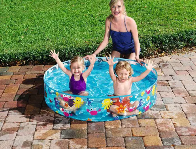 Title 3, Small Hard Glue Childrens Paddling Pool Family...