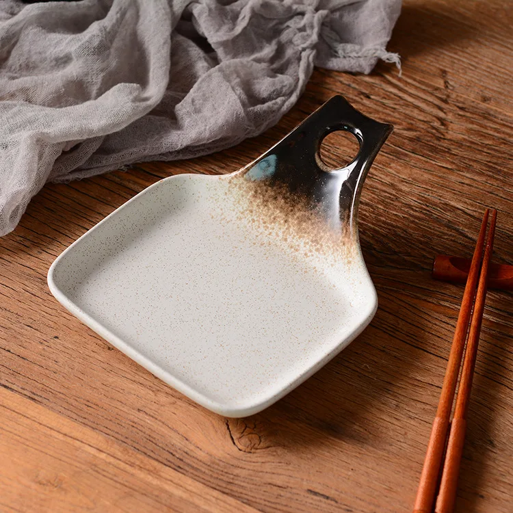 Title 7, Irregular Snack Ceramic Tableware, Hotel Simple...