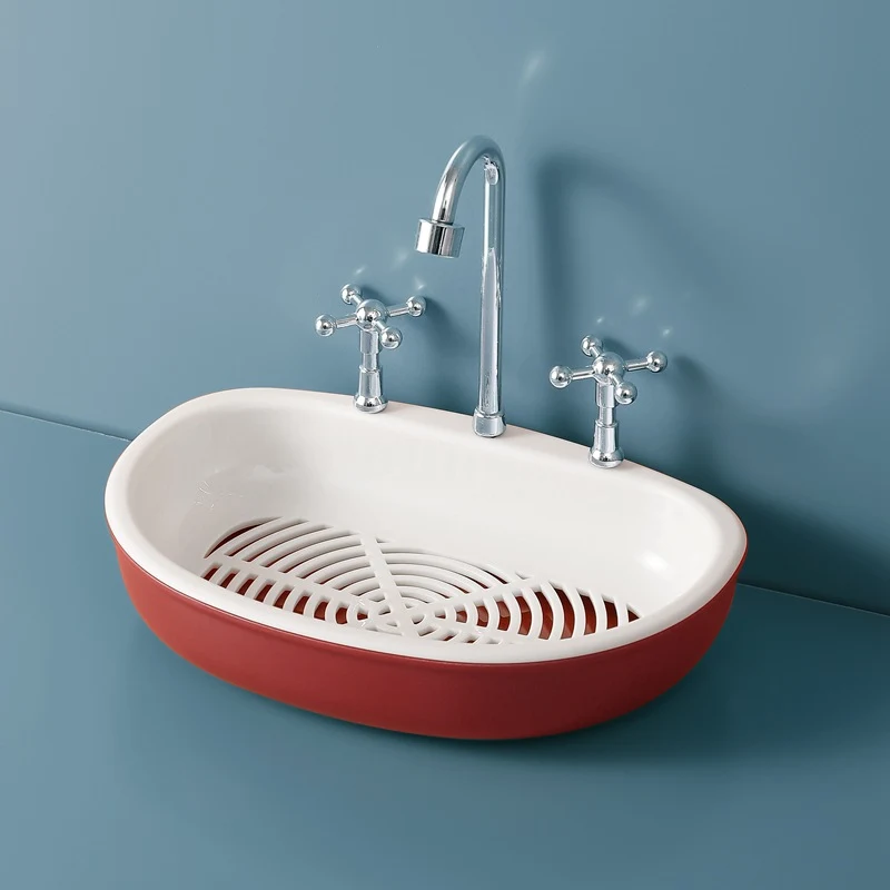 Creative Faucet Sink Soap Box Bathroom Non-Perforated Viscose Drain Double-Layer Soap Box perfect for holding soap. — photo 3