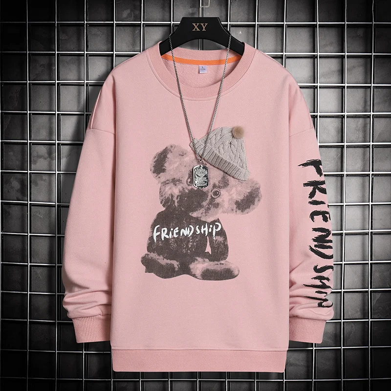 New Loose Couple Wear Trendy Long Sleeve T-Shirt Spring Autumn Thin Top Clothes for Comfort and Style in a Modern Look. — photo 7