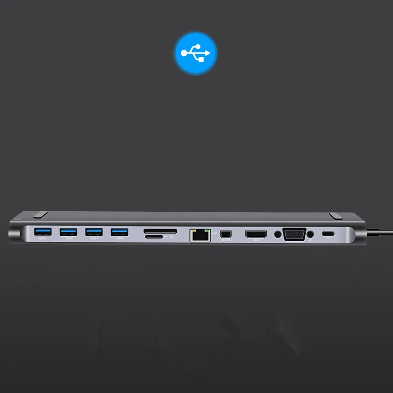 Title 5, Hub Dock USB-C 12 em 1 Expansão HD. Conecte tud...