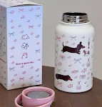 Portable Floral Sausage Dog Large Capacity Vacuum Cup keeps your drinks hot or cold for hours, a stylish and convenient — photo 5