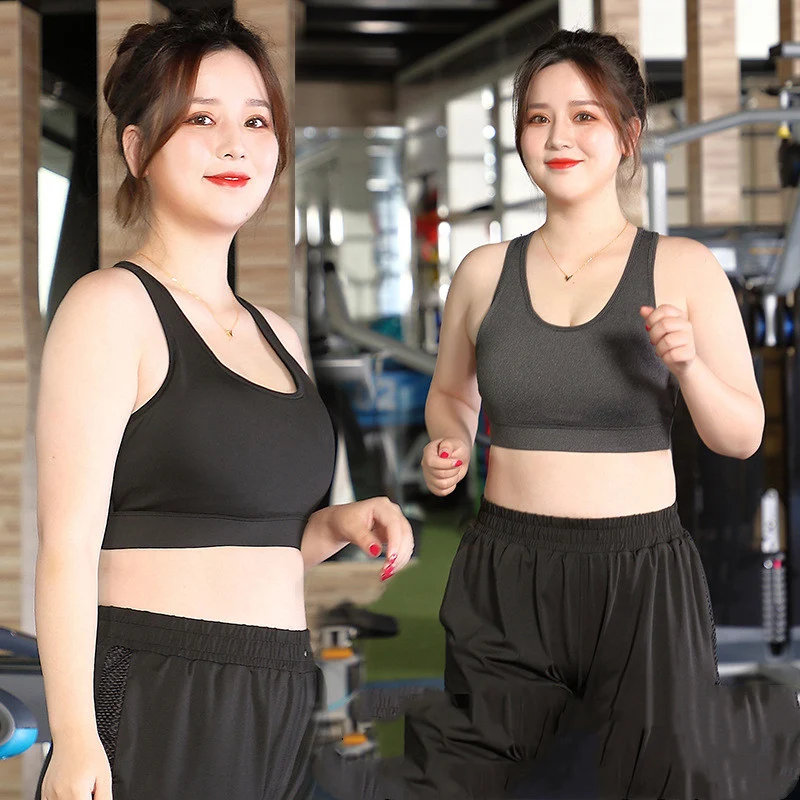High-support running sports bra for large breasts, fitness yoga vest, designed for comfort and performance, ideal for in — photo 3