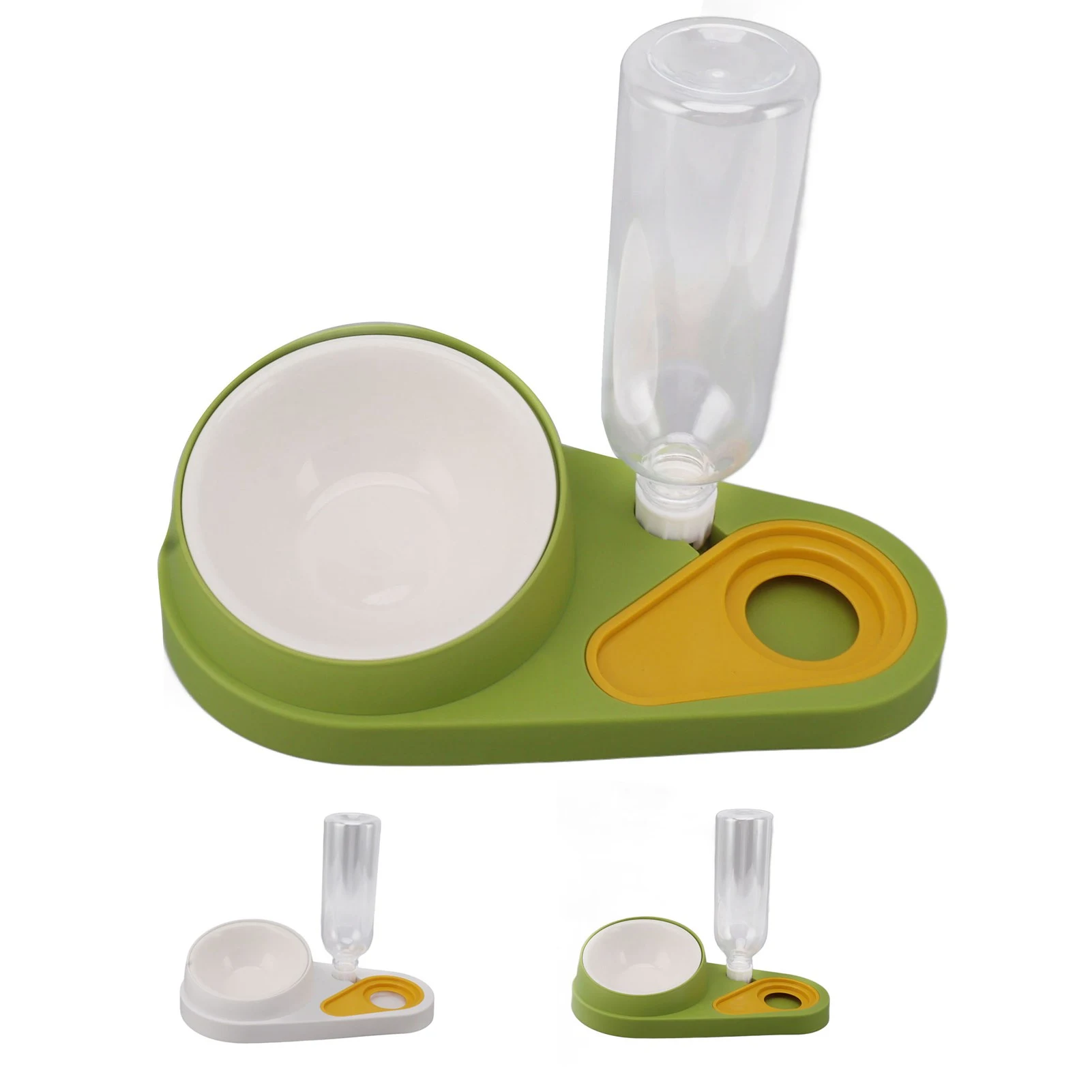 Title 5, 2 in 1 Pet Feeder Multipurpose Spill Proof Slip...