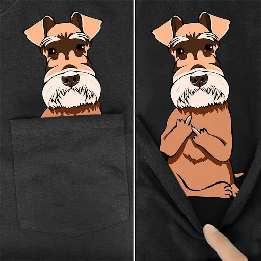 Title 2, 2D Printed Short Sleeve Pocket Unisex Tee. Expe...