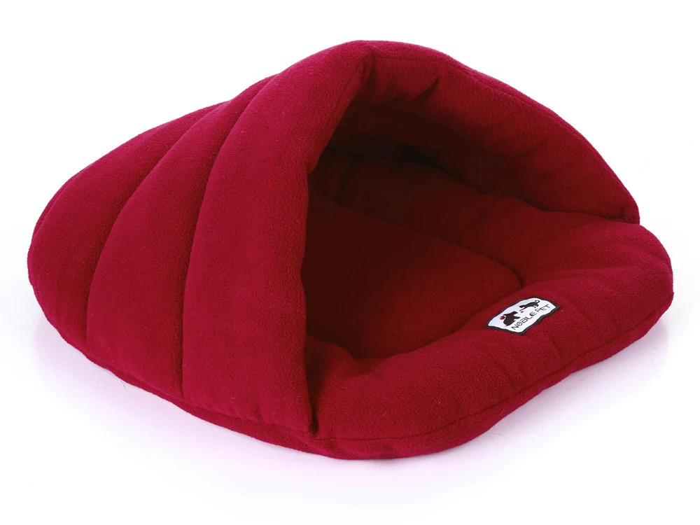 Title 4, Warm Polar Fleece Pet Sleeping Bag Cozy and sof...