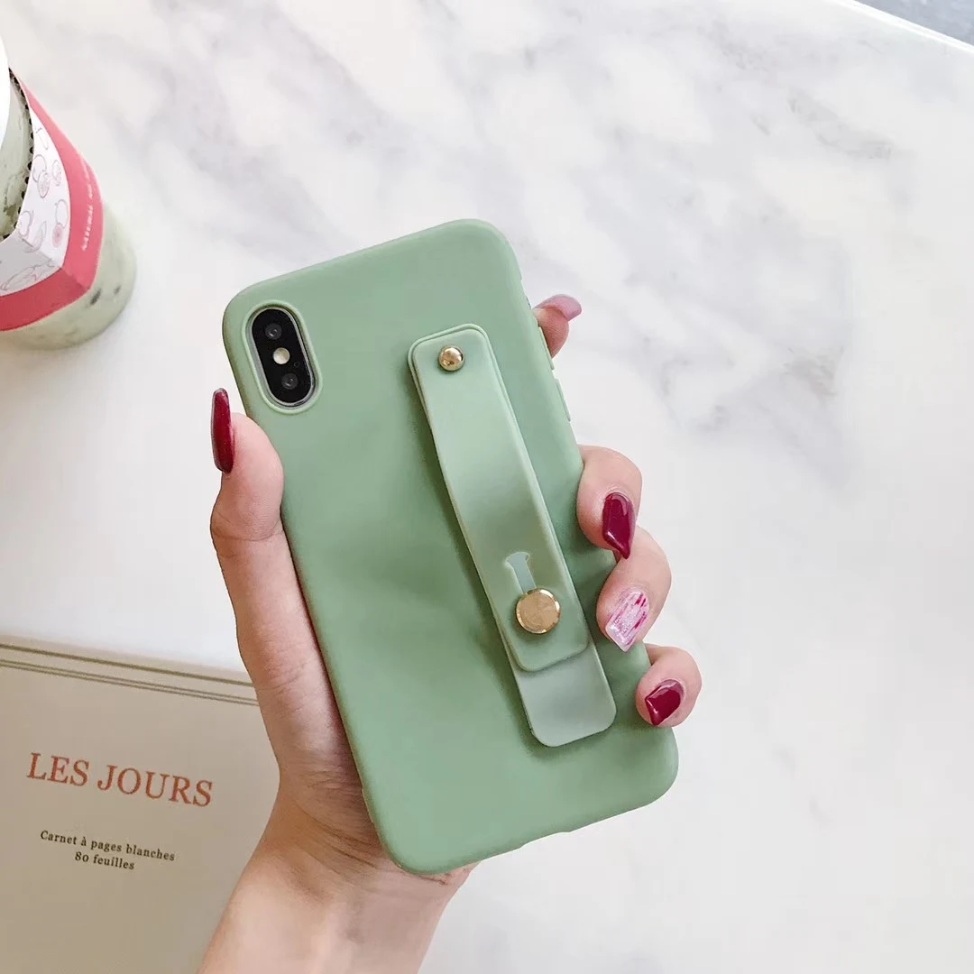 Title 1, Silicone mobile phone shell with wrist strap fo...