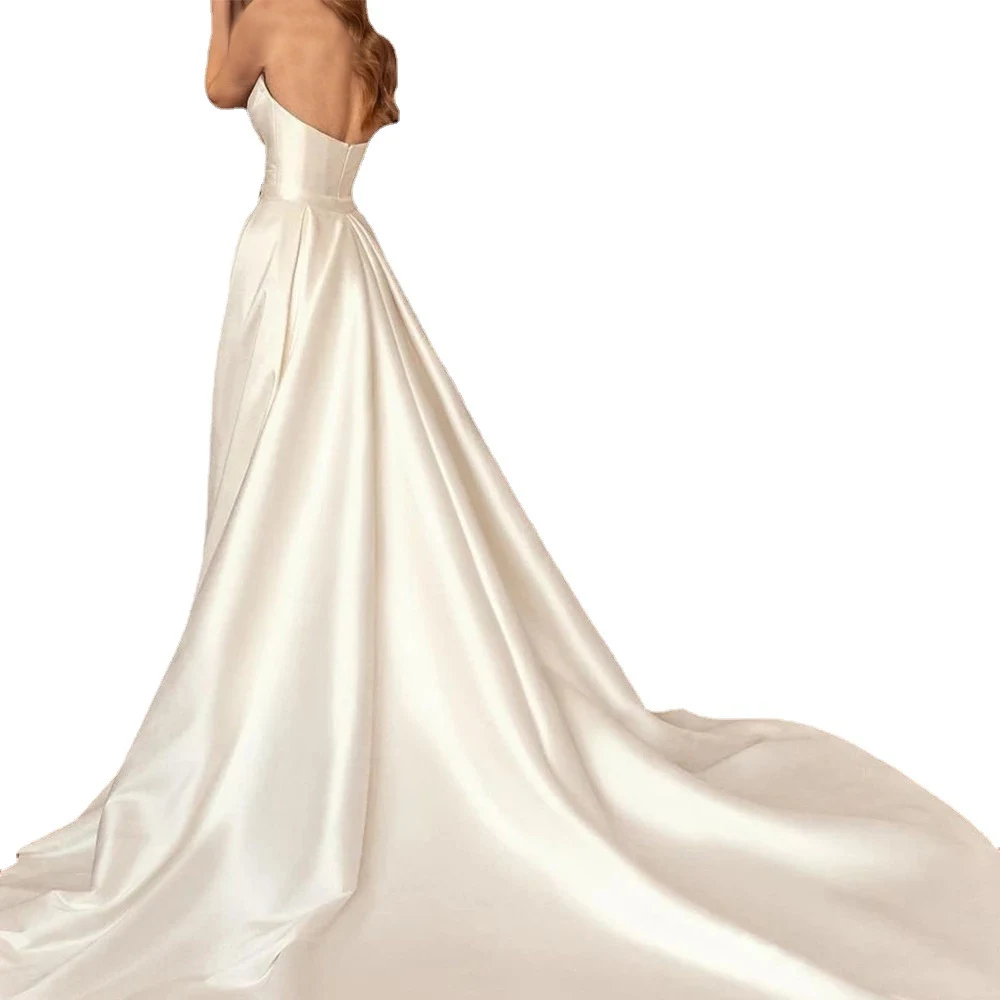 Title 3, Satin sheath dress sexy backless high waist sli...