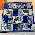 Twill blue