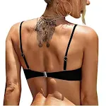 Top de biquíni com aro multicolorido para mulheres com seios pequenos, multiuso e perfeito para praia e piscina. — foto 2