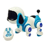 Chien électronique intelligent à télécommande, recharge, voix et tactile. Jouet pour enfants, animal de compagnie électronique en gros. — photo 1