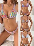 Women's sexy ethnic style split bikini swimsuit. Designed for comfort and confidence at the beach or pool. Embrace the s — photo 7