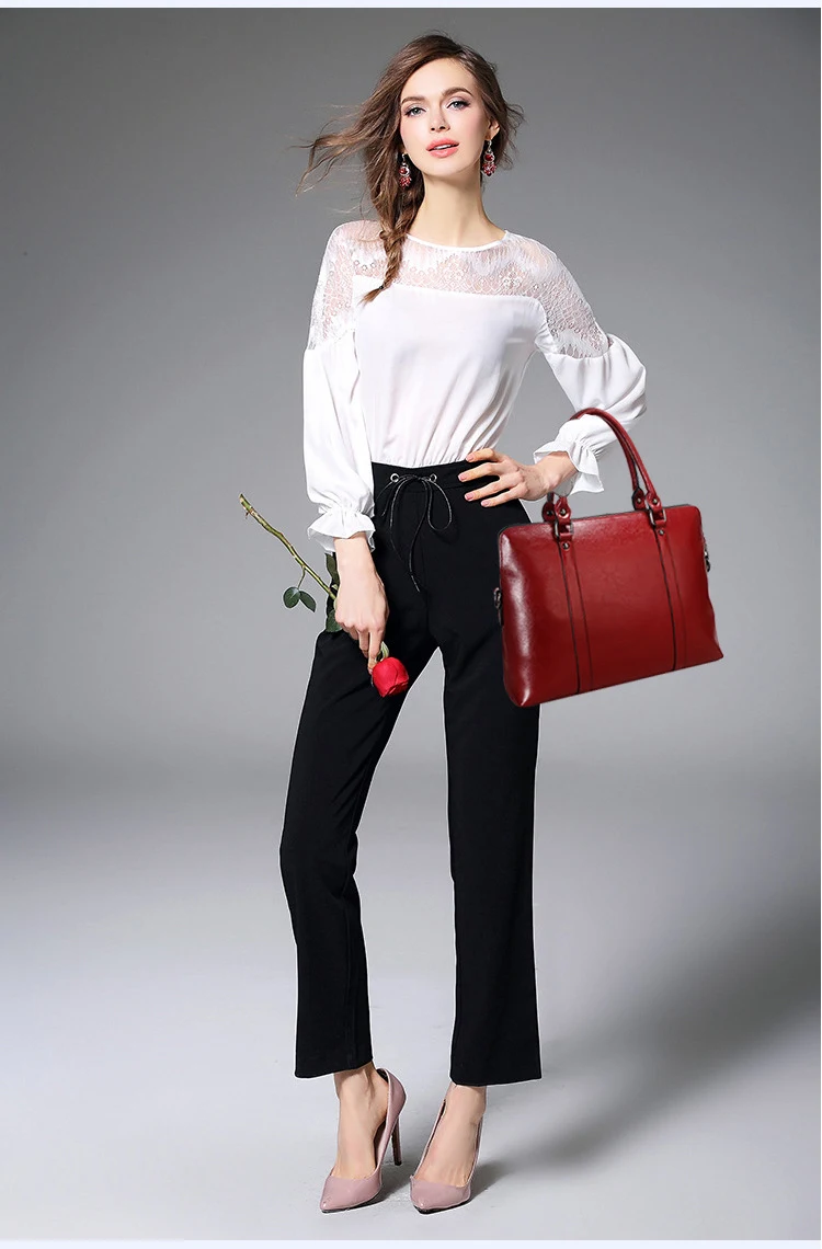Title 10, Fashionable lady leather briefcase