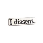 Nueva Broche Creativa de Joyería con la Letra "I Disagree" para expresar tu opinión y estilo único. — foto 2