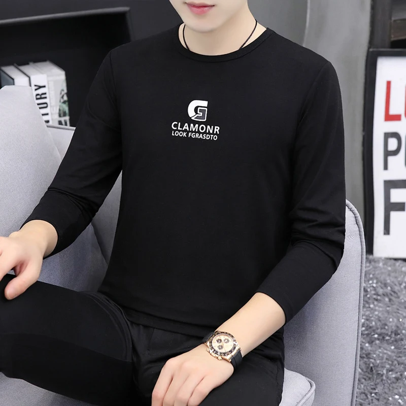 Title 4, T-shirt uomo manica lunga in cotone Oversize sc...