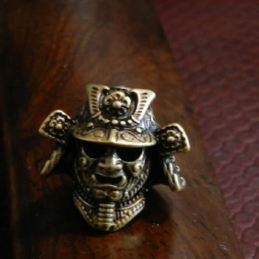 Title 4, Capacete Guerreiro de Latão DIY Pingente com Fi...