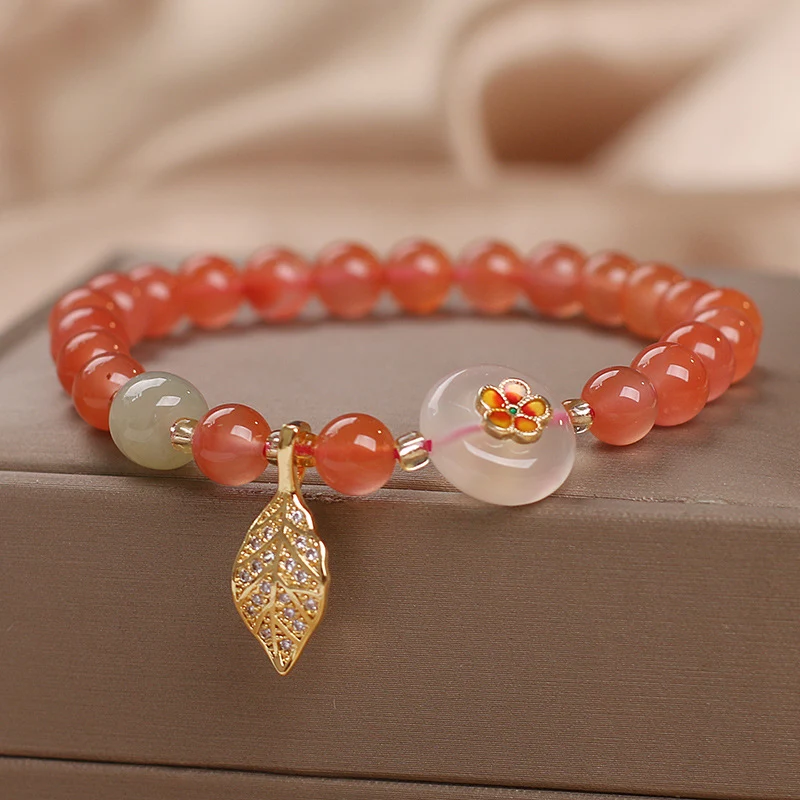 Bracciale in agata Yanyuan Design Originale, stile etnico femminile, un gioiello unico per esprimere la tua femminilità con eleganza. — foto 13