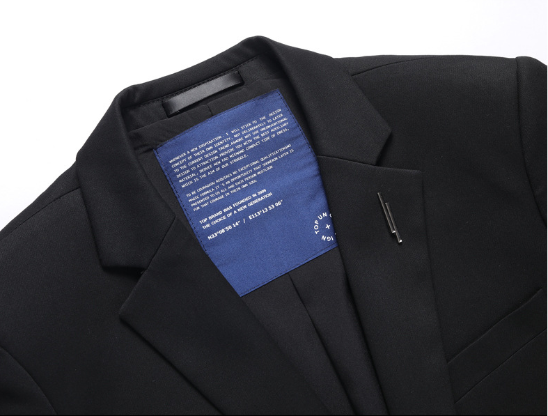 Title 6, Nova jaqueta de terno masculina