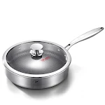 Household Smokeless 304L Stainless Steel Non-stick Frying Pan, enjoy healthy cooking and easy cleanup, perfect for your — photo 2