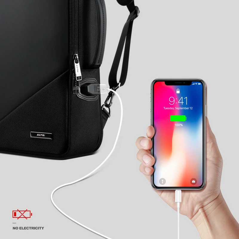 Mochilas masculinas de viagem casuais e modernas, perfeitas para trabalho e viagens de negócios com estilo e praticidade. — foto 1