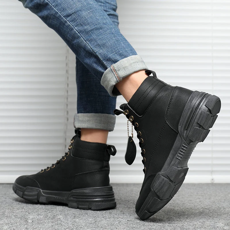 Title 3, Mens high-top Martin boot overalls. Durable an...