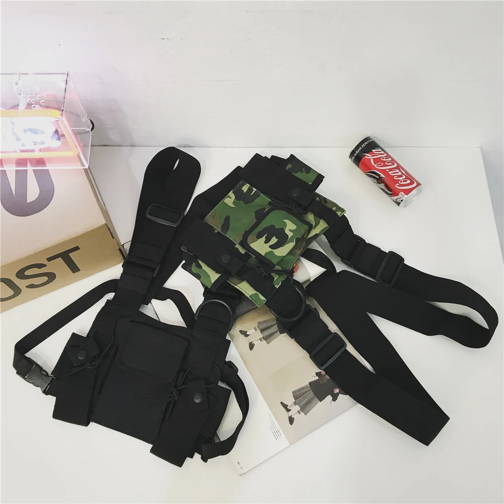 Multifunctional Hip Hop Tactical Tooling Vest Style Chest Bag. Carry essentials with ease, style, and comfort in this ve — photo 15