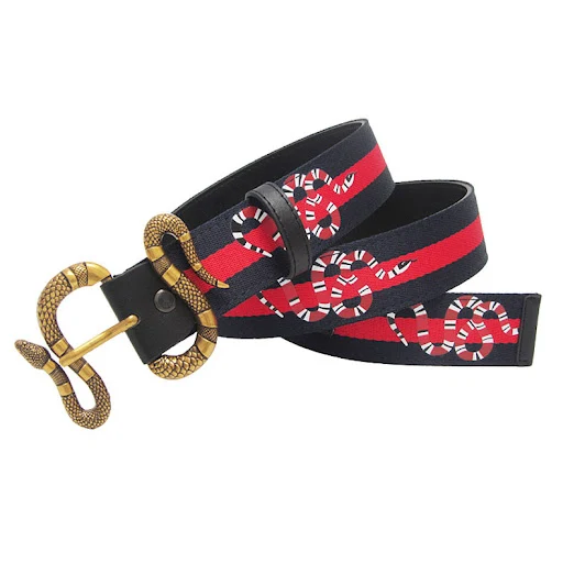 Title 4, Mens snake buckle belt cowhide. A stylish and ...