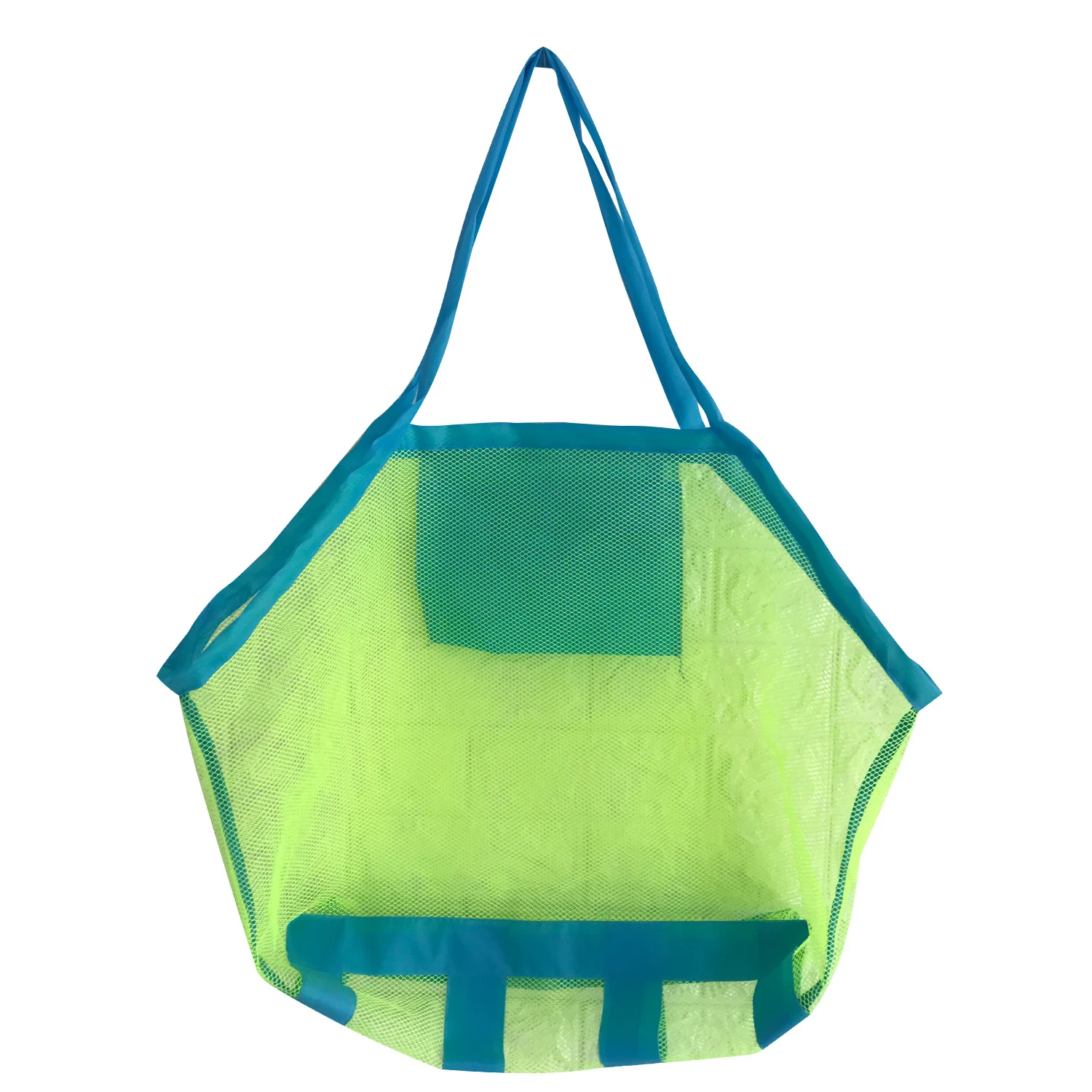Bolsa de praia infantil para atividades ao ar livre, com armazenamento rápido de conchas. Ideal para brincar e guardar tesouros. — foto 6
