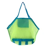 Bolsa de praia infantil para atividades ao ar livre, com armazenamento rápido de conchas. Ideal para brincar e guardar tesouros. — foto 6