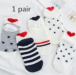 Women's Socks Cotton Heel With Hearts Low Top Invisible Short Tube Breathable Cute Japanese Style Wholesale — photo 9