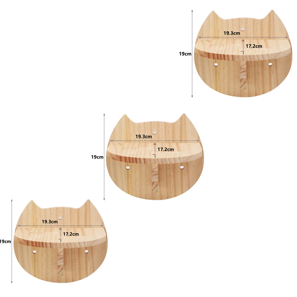 Title 15, Wooden Wall Cat Climbing Cat Sisal Scratching P...