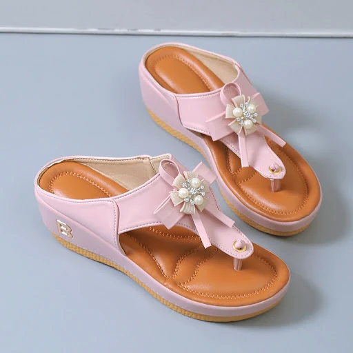 Title 24, Womens Outerwear Flower Platform Wedge Sandals...