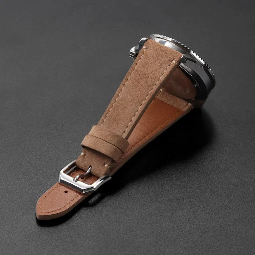 Title 12, Suede Leather Strap Quick Release Watch Band – ...