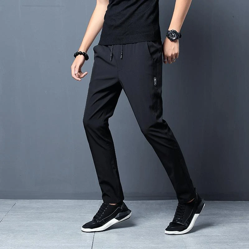 Title 3, Nieuwe Slim Fit Broeken Heren Dunne Stretch Cas...