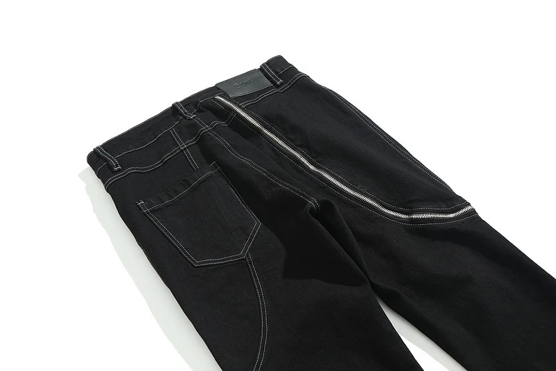 Title 4, Jeans holgados de moda con cremallera lateral t...
