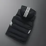 Men's Autumn and Winter Vest Hooded Down Jacket, Lightweight and Warm, Perfect for Cold Weather, Offers Comfort and Prot — photo 3