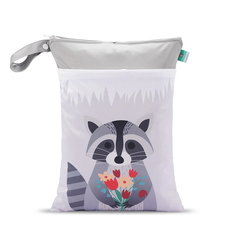 Bolsa Elinfant para armazenamento de fraldas de bebê portátil para sair, à prova d'água, para roupas e fraldas, perfeita para passeios e viagens. — foto 4