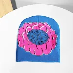 Knitted Trend New Big Flower Multicolor Men's and Women's Hats, stylish and warm, a perfect winter accessory to keep you — photo 9